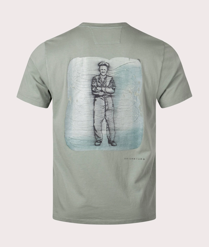 CP Company Mens British Sailor Back Print T-Shirt